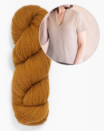 T-shirt Dima | décontracté et soyeux, en Tynd de Woolfolk