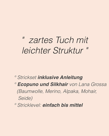 Lana Grossa Dreieckstuch Windhauch mit Ecopuno und Silkhair von Lana Grossa 2