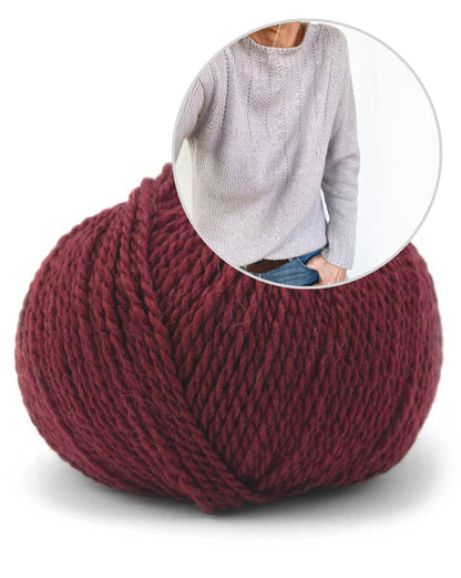 Drop me a Line | eleganter Pullover aus Tibetan von Pascuali