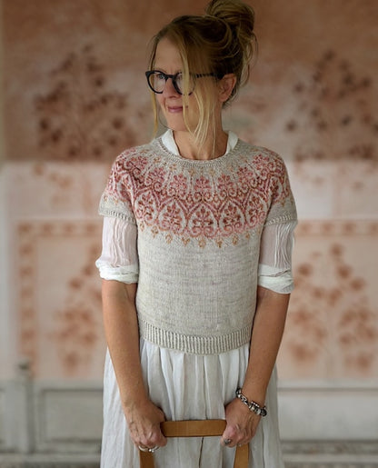 Elenor Mortensen Art Nouveau Shirt mit Ecopuno von Lana Grossa 1