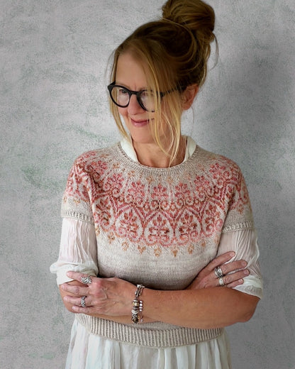 Elenor Mortensen Art Nouveau Shirt mit Ecopuno von Lana Grossa 6