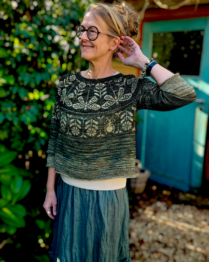 Pull libellule | motif délicat de libellules en fil Pinta de Pascuali
