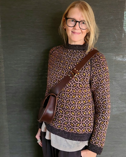 Kaleidoscope Sweater | all over delicate pattern from Puno Winikunka by Pascuali