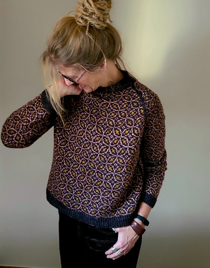 Kaleidoscope Sweater | all over delicate pattern from Puno Winikunka by Pascuali