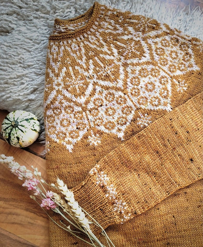 Sagittarii Sweater | romantically fine pattern from Pinta by Pascuali