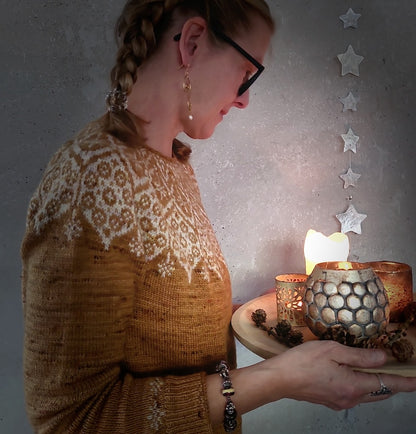Sagittarii Sweater | romantically fine pattern from Pinta by Pascuali