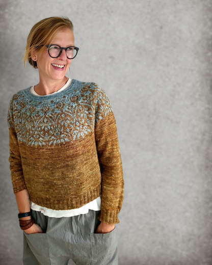 Speculoos Sweater | Romantic speculoos pattern from Balayage by Pascuali