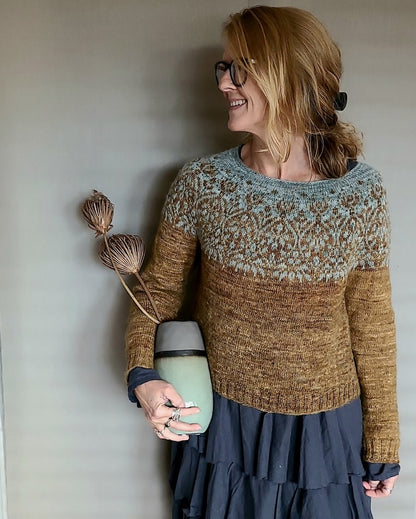 Speculoos Sweater | Romantic speculoos pattern from Balayage by Pascuali