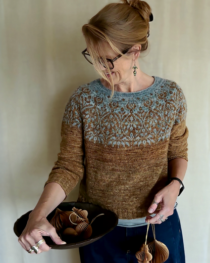 Speculoos Sweater | Romantic speculoos pattern from Balayage by Pascuali