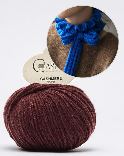Elisabeth Mini Scarf | ar bezmaksas pamācību no Cardiff Classic Cashmere dzijas