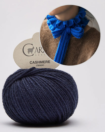Elisabeth Mini Scarf | ar bezmaksas pamācību no Cardiff Classic Cashmere dzijas