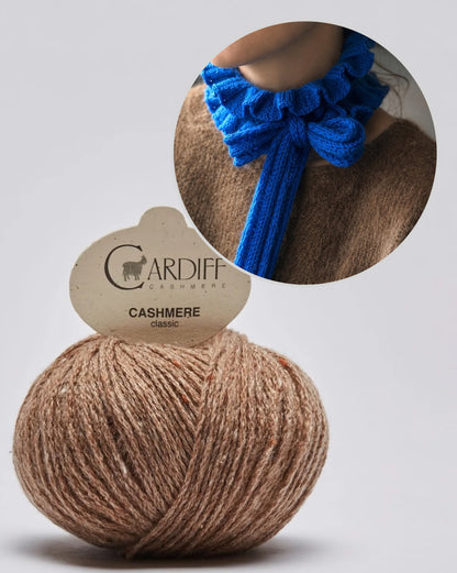 Elisabeth Mini Scarf | ar bezmaksas pamācību no Cardiff Classic Cashmere dzijas