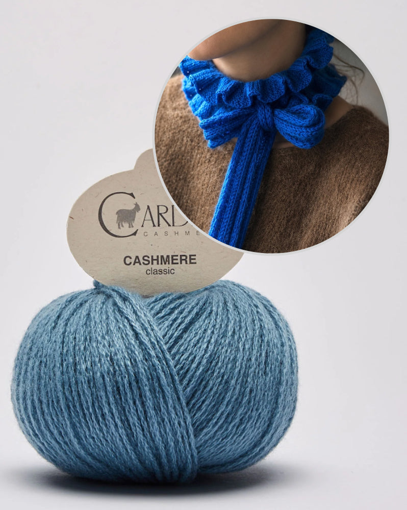 Elisabeth Mini Scarf | ar bezmaksas pamācību no Cardiff Classic Cashmere dzijas