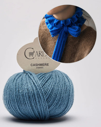 Elisabeth Mini Scarf | ar bezmaksas pamācību no Cardiff Classic Cashmere dzijas