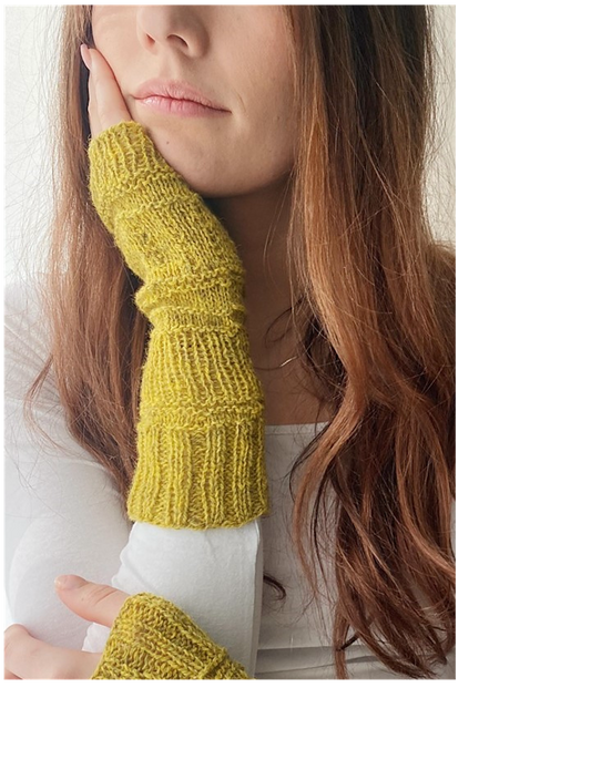 Elsbeth Judith Ribting Stulpen mit Wool Local von Erika Knight 1