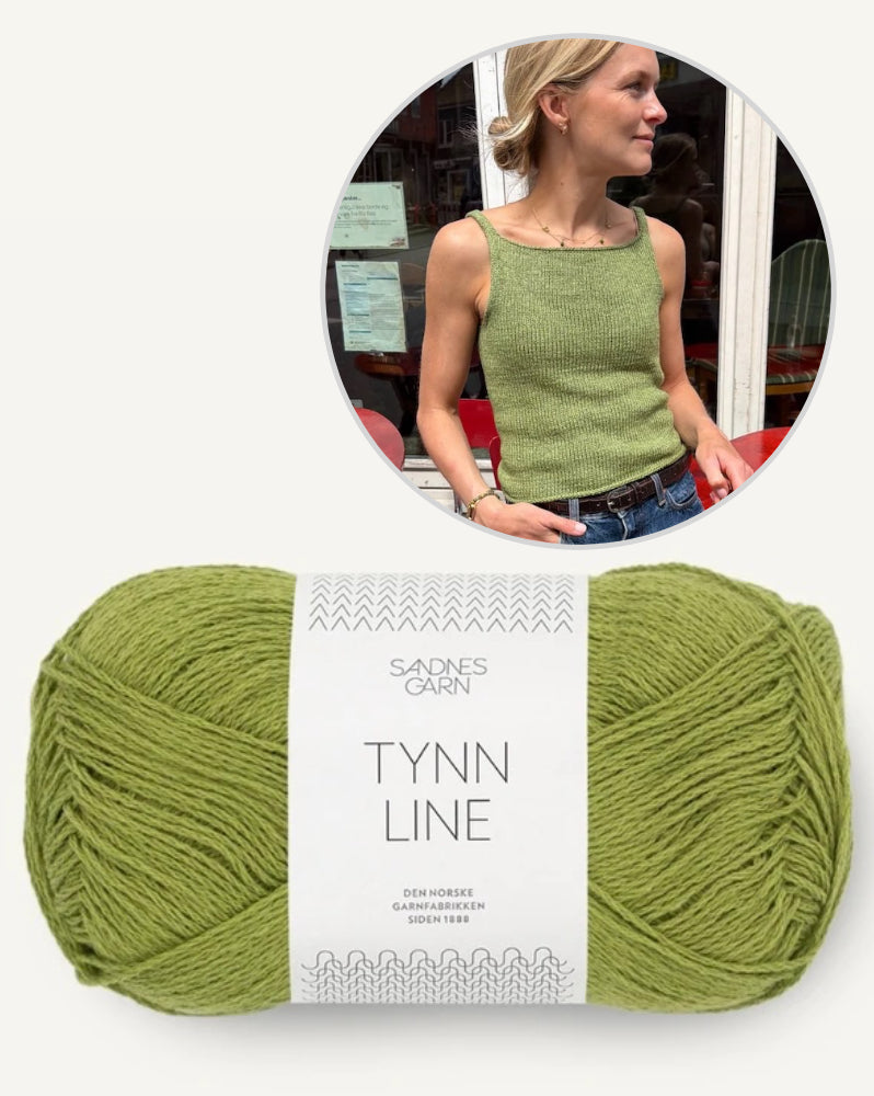 Emmy Top - Sandnes | blød stropbluse i Tynn Line fra Sandnes Garn