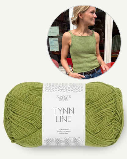 Emmy Top - Sandnes | blød stropbluse i Tynn Line fra Sandnes Garn