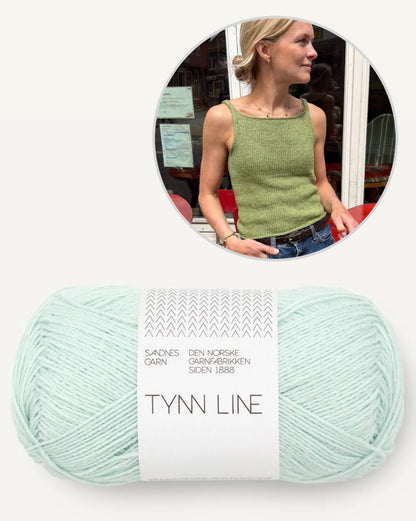Emmy Top - Sandnes | blød stropbluse i Tynn Line fra Sandnes Garn