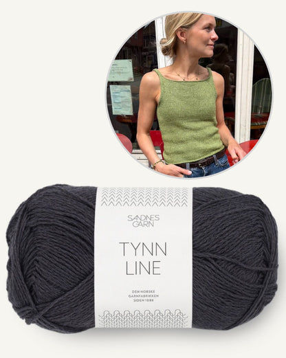 Emmy Top - Sandnes | blød stropbluse i Tynn Line fra Sandnes Garn