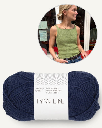Emmy Top - Sandnes | blød stropbluse i Tynn Line fra Sandnes Garn