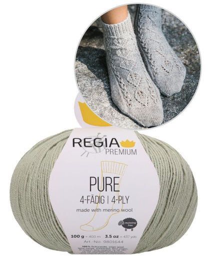 Erika Socks von Anja Heumann mit Pure von Regia Premium 6