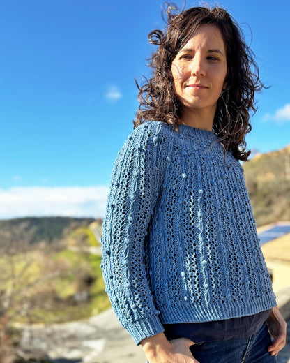 Oskia Sweater | silky textured pattern