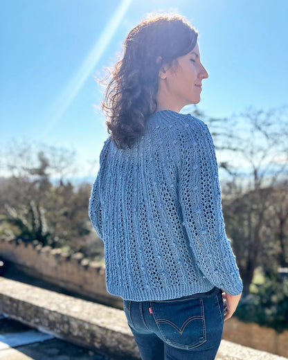 Oskia Sweater | silky textured pattern