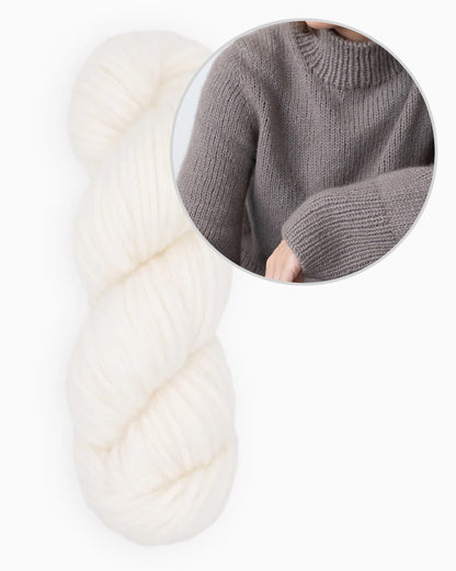 Etta | Basic-kampsun Woolfolki Luft-lõngast