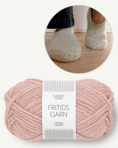 Family Felt Slippers | cozy and doubly warm from Fritidsgarn by Sandnes Garn
