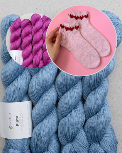 February Socks | be my Valentine mit Pinta von Pascuali