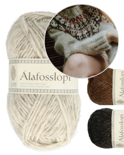 Fir and Fern Sweater | fantastic Norwegian sweater made from Alafosslopi by Lopi Island