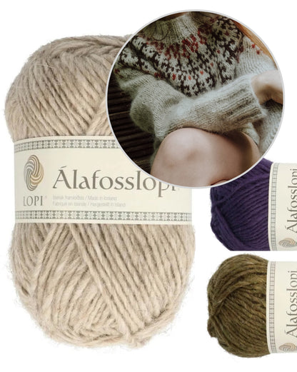 Fir and Fern Sweater | fantastic Norwegian sweater made from Alafosslopi by Lopi Island