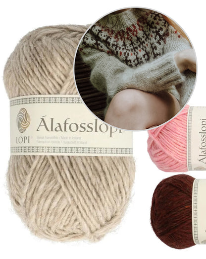 Fir and Fern Sweater | fantastic Norwegian sweater made from Alafosslopi by Lopi Island