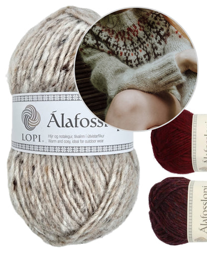 Fir and Fern Sweater | fantastic Norwegian sweater made from Alafosslopi by Lopi Island