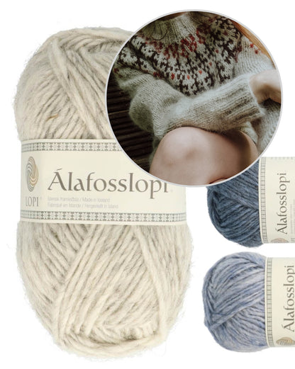 Fir and Fern Sweater | fantastic Norwegian sweater made from Alafosslopi by Lopi Island