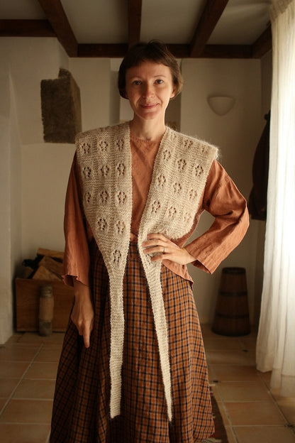 Floks-huivi | Plötulopi-langasta, valmistaja Lopi Island, ja Tynn Silk Mohair -langasta, valmistaja Sandnes
