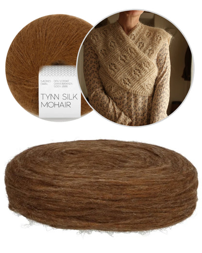 Floks-huivi | Plötulopi-langasta, valmistaja Lopi Island, ja Tynn Silk Mohair -langasta, valmistaja Sandnes