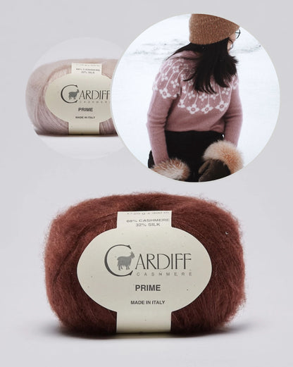 Florealis Sweater | fine flakes from Prime by Cardiff Cashmere