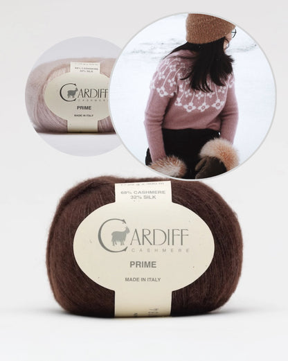 Florealis Sweater | fine flakes from Prime by Cardiff Cashmere