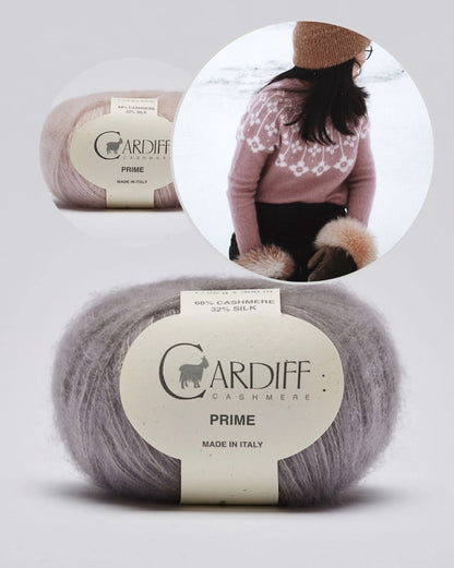 Florealis Sweater | fine flakes from Prime by Cardiff Cashmere