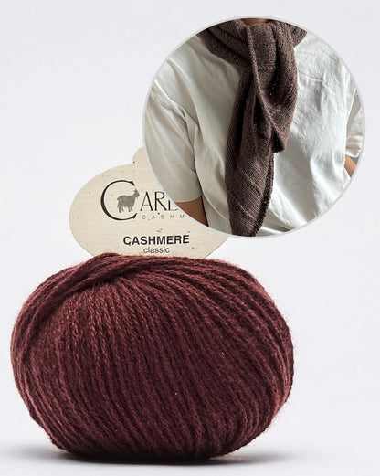 Flow Loop Scarf | écharpe en cachemire délicat de Cardiff Classic Cashmere