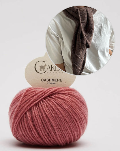 Flow Loop Scarf | écharpe en cachemire délicat de Cardiff Classic Cashmere