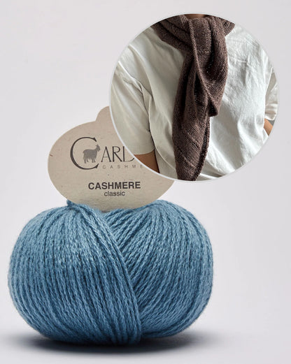 Flow Loop Scarf | écharpe en cachemire délicat de Cardiff Classic Cashmere
