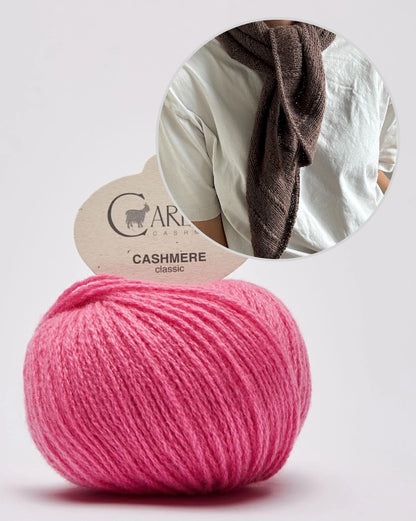 Flow Loop Scarf | écharpe en cachemire délicat de Cardiff Classic Cashmere