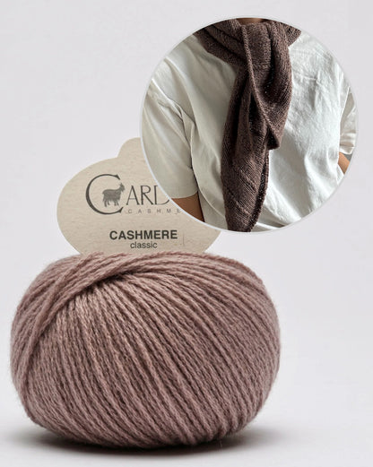 Flow Loop Scarf | écharpe en cachemire délicat de Cardiff Classic Cashmere