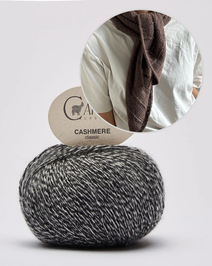 Flow Loop Scarf | écharpe en cachemire délicat de Cardiff Classic Cashmere