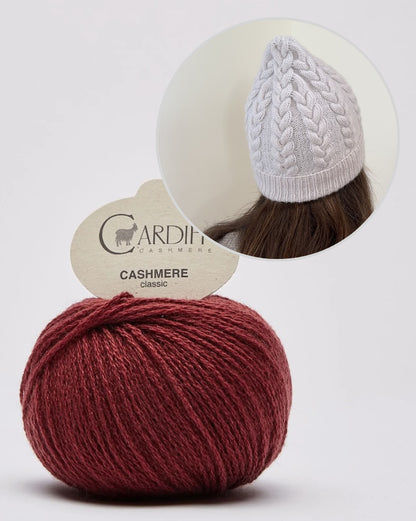 Bonnet Fresno | torsades extra douces en cachemire classique de Cardiff
