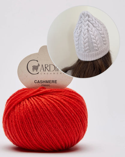 Bonnet Fresno | torsades extra douces en cachemire classique de Cardiff