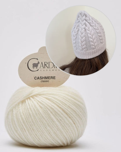 Bonnet Fresno | torsades extra douces en cachemire classique de Cardiff