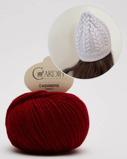 Bonnet Fresno | torsades extra douces en cachemire classique de Cardiff